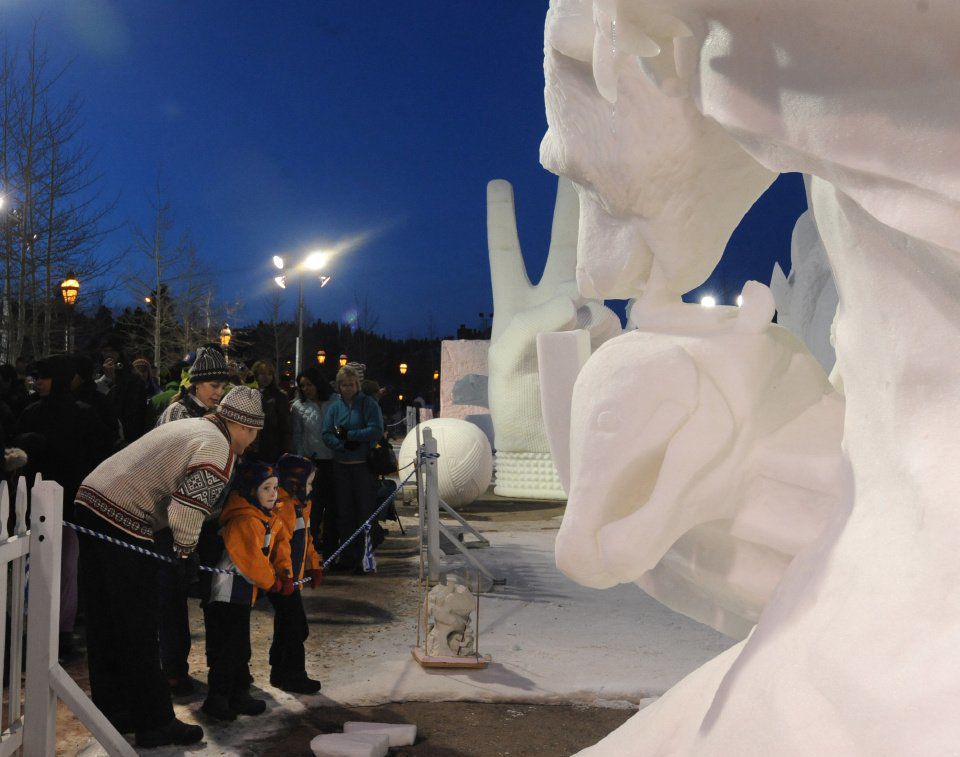 snow sculpture